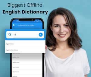 Easy English Dictionary Offline Voice Word Meaning Screenshot 1