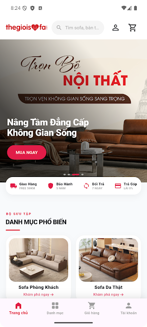 Thế giới Sofa Screenshot 0