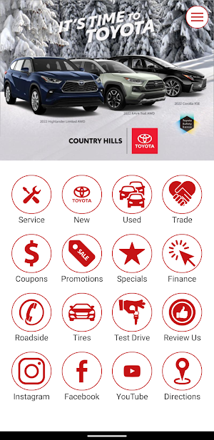 Country Hills Toyota Dealer Screenshot 0