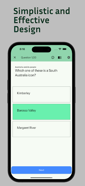Australian Citizenship Test Screenshot 3