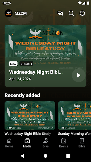 Mt. Zion Christian Ministries Screenshot 1