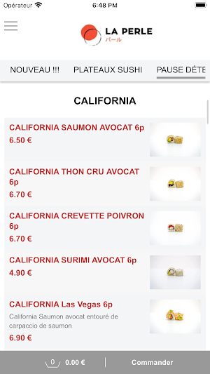 La perle sushi Screenshot 1