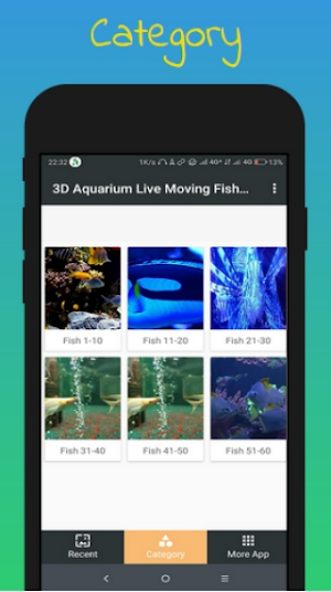 3D Aquarium Live Moving Fish Wallpaper Screenshot 2