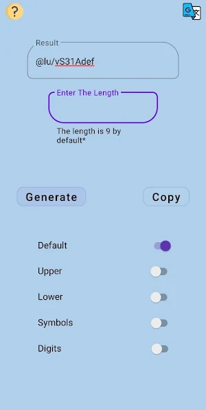 Password Builder Screenshot 1