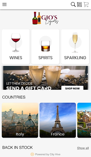 Gio's liquor Screenshot 1
