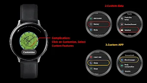 Stacked Green For Wear OS Screenshot 1