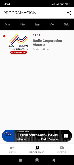 Radio Corporacion Fm Victoria Screenshot 0