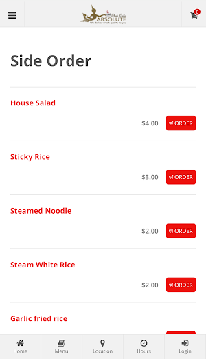 Absolute Thai Cafe Screenshot 2