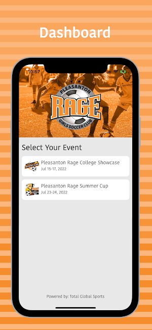 Pleasanton Rage Tournaments Screenshot 0