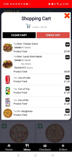 Wells Kebab Pizza Screenshot 0