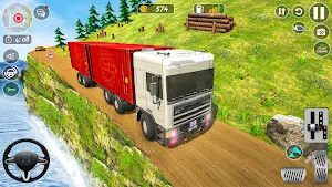 Heavy Truck Simulator Game 3D Screenshot 3