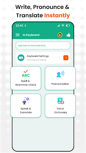 English Spell checker Keyboard Screenshot 3