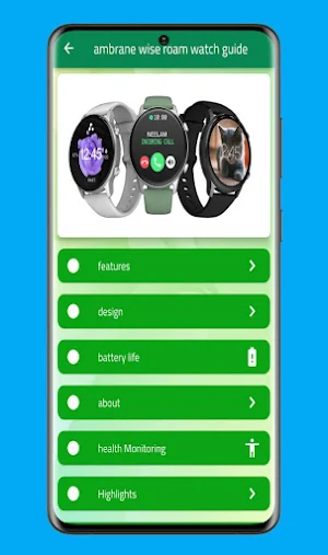 Ambrane Wise Roam Watch guide Screenshot 0