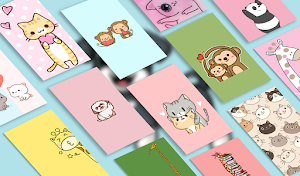 Cute Animal Cartoon Wallpaper Screenshot 0