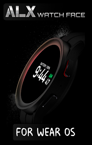 ALX03 Digital Color Watch Face Screenshot 1