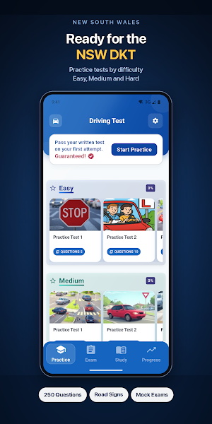 DKT NSW: Driver Knowledge Test Screenshot 0