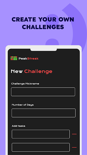 PeakStreak - Take A Challenge Screenshot 1