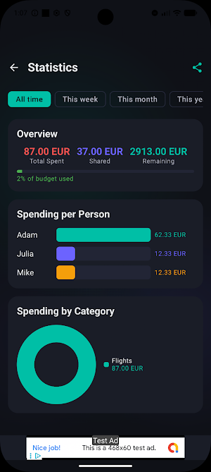 Expense Tracker Screenshot 3