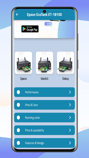 Epson EcoTank ET-18100 Guide Screenshot 1
