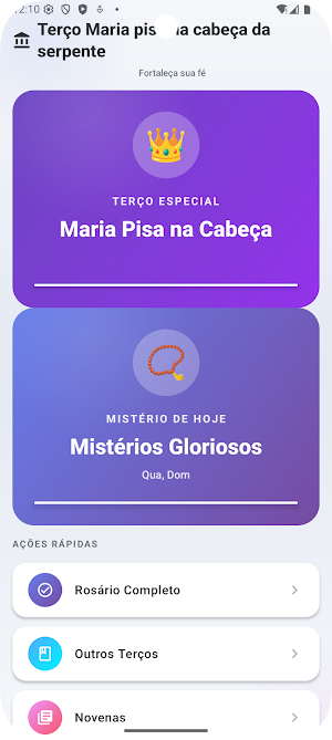 Terço Maria pisa na cabeça Screenshot 2