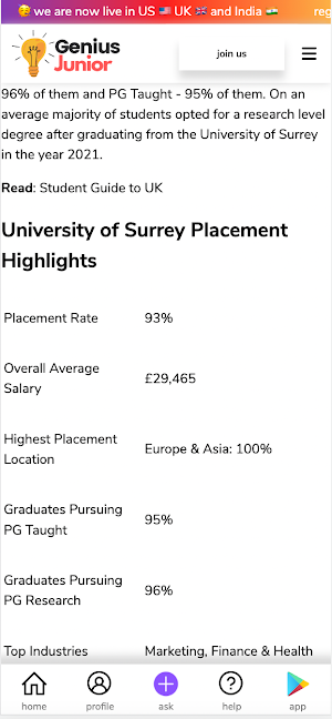 University Admission GeniusJnr Screenshot 1