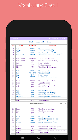 Primary English Screenshot 0