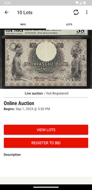 Garuda Auction Screenshot 1