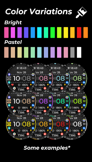 Minimal Watch Face: OMG 262 screenshot 5