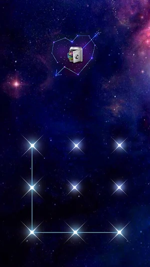 AppLock Theme Galaxy Screenshot 1
