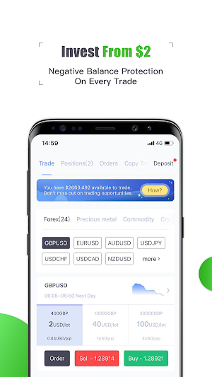 XTrend Speed- Online Gold & Forex Trading Screenshot 0