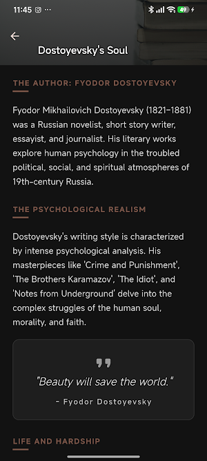 Dostoyevsky Quotes Screenshot 2