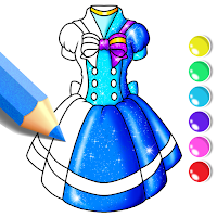 Dress Coloring Book For Girls