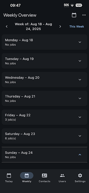 Stockness Scheduling Screenshot 1
