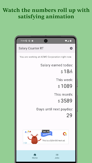 Salary Counter RT Screenshot 1