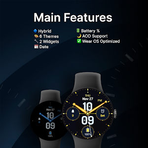 Numbers Cyan Watch Face Screenshot 1