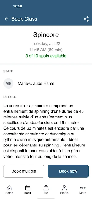 Actiforme Kin + Physio St-Jean Screenshot 2