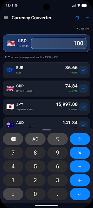 Currency Converter & FX-Rates Screenshot 0