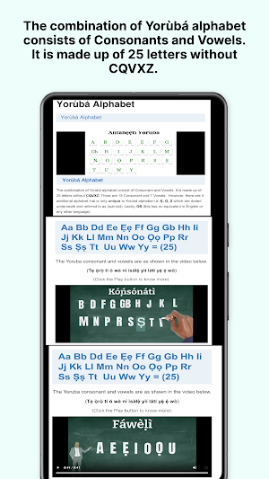 Kíkọ́ èdè àti àṣà Yorùbá Screenshot 3