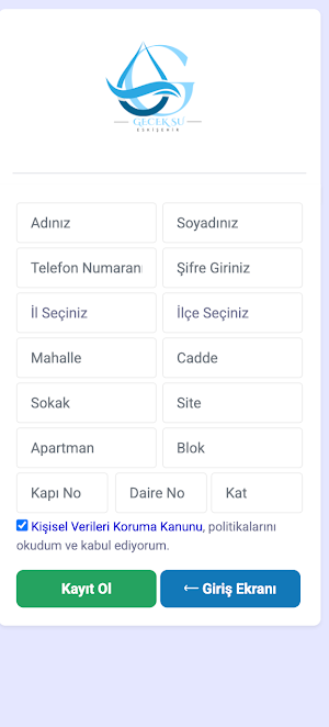 Gecek Su Sipariş Screenshot 3