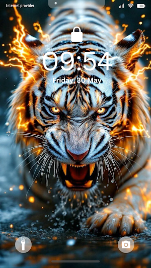 Tiger Roaring Live Wallpaper Screenshot 2
