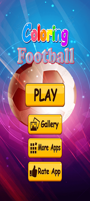 Football Coloring Screenshot 1