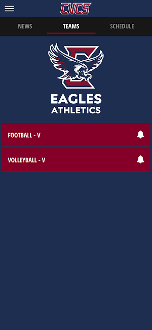 CVCS Athletics Screenshot 3