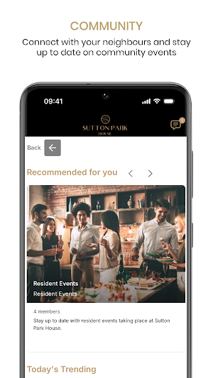 Sutton Park House Resident App Screenshot 2