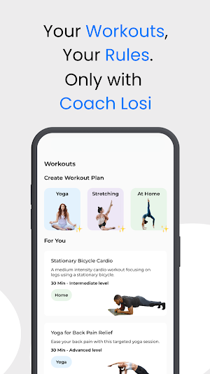 Coach Losi - AI Fitness Pal Screenshot 1