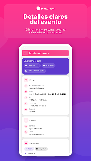 EventControl Screenshot 2