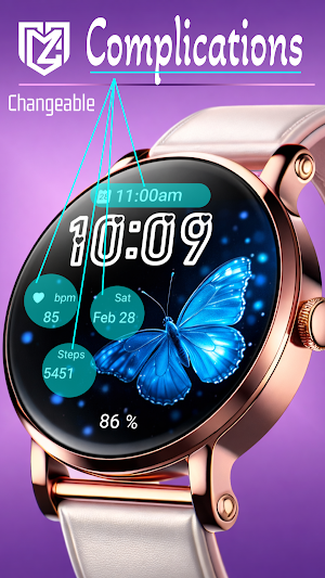 Flower Watch Face Screenshot 2