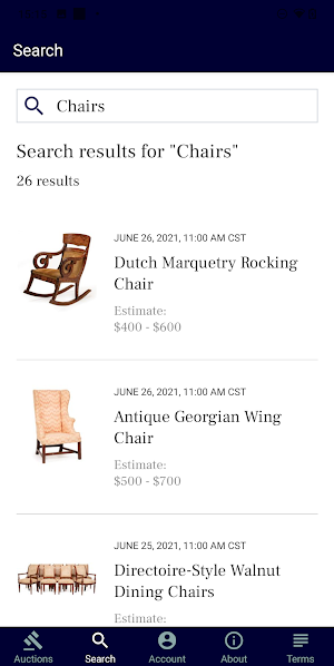 Neal Auction Screenshot 3