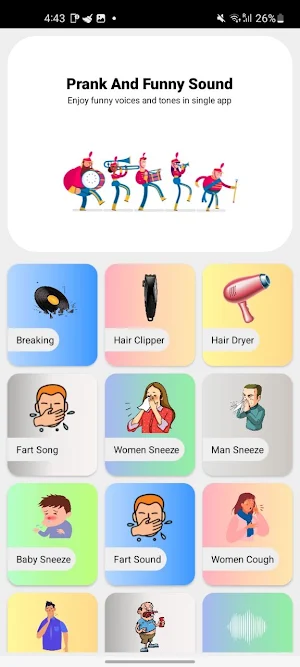 Prank App:Funny Prank Sounds Screenshot 2