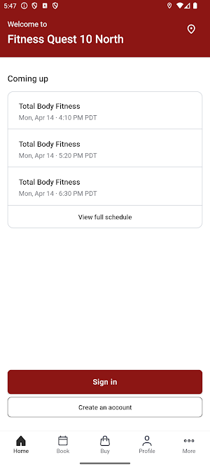 Fitness Quest 10 Screenshot 1