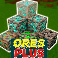 Ores Plus Mod for Minecraft PE